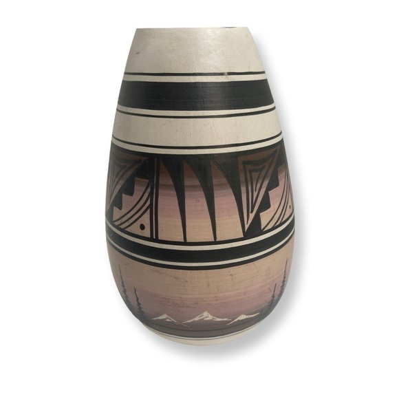 VINTAGE Navajo Pottery Signed Lorisen Dineh 1986 - Picture 3 of 4